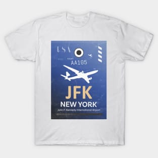 JFK NEW YORK Airport code T-Shirt